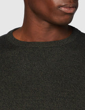 Carica l'immagine nel visualizzatore di Gallery, JACK &amp; JONES JJEBASIC Knit Crew Neck Noos Pullover, Forest Night/Detail:Twisted with Black, L Uomo