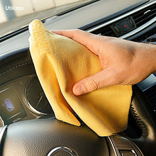 Carica l'immagine nel visualizzatore di Gallery, IDROBASE Pelle di Daino per Auto. Panno Asciugatura Auto, M [550x360 mm] - Ilgrandebazar