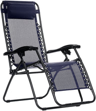 Carica l'immagine nel visualizzatore di Gallery, AmazonBasics - Sedia a gravità zero, Blu - Ilgrandebazar