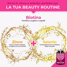Carica l'immagine nel visualizzatore di Gallery, Biotina Nutrimea | Capelli, Unghie e Pelle | Zinco Selenio Vitamina B7 | Acceleratore Crescita Capelli | Luminosità Della Pelle | 900% VNR | Trattamento 4 Mesi