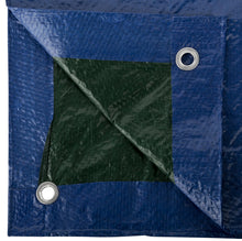 Carica l'immagine nel visualizzatore di Gallery, GardenMate 2m x 3m Telone in tessuto UNIVERSAL 90g/m2 x 3m, blu/verde