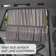 Carica l'immagine nel visualizzatore di Gallery, Parasole da Auto per Bambini con Funzione di Tendina e Ventose | nero - Ilgrandebazar