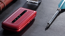 Carica l'immagine nel visualizzatore di Gallery, Ushining Telefono Cellulare per anziani, con Rosso 2G - Ilgrandebazar