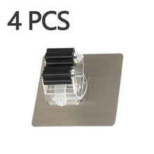 Carica l'immagine nel visualizzatore di Gallery, 2/4pcs Adhesive Multi-Purpose Hooks Wall Mounted Mop Organizer Holder RackBrush Broom Hanger Hook Kitchen bathroom Strong Hooks