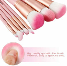 Carica l'immagine nel visualizzatore di Gallery, 12 x Pennelli per trucco make-up professionali per correttore ombretto cipria