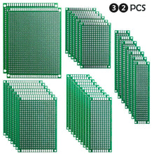 Carica l'immagine nel visualizzatore di Gallery, ELEGOO 32pcs Basetta Millefori Scheda Prototipo Forata Doppia Lato Faccia...