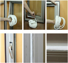 Carica l'immagine nel visualizzatore di Gallery, Striscia autoadesiva con setole in spazzola da 5 mm antipolvere, 5 m x9 mm Porte