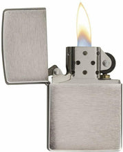 Carica l'immagine nel visualizzatore di Gallery, Accendino originale Zippo Ricaricabile, Stile classico 200 cromo satinato