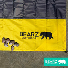 Carica l'immagine nel visualizzatore di Gallery, BEARZ Outdoor Coperta da Picnic Impermeabile, Telo PIC Nic Giallo Brillante