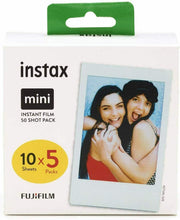 Carica l'immagine nel visualizzatore di Gallery, 50 x Pellicola istantanea per Instax Mini Twin Pack, 2 caricatori da 10 stampe