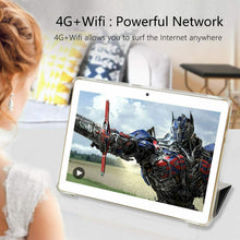 Carica l'immagine nel visualizzatore di Gallery, 4G LTE Tablet con Display 10" YOTOPT Android 9.0 PC 64 GB Oro-64GB