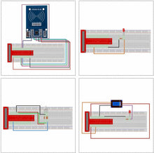 Carica l'immagine nel visualizzatore di Gallery, kuman RFID Starter Kit per Raspberry Pi 4 B 3 B + con tutorial, Saldato LCD...