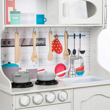 Carica l'immagine nel visualizzatore di Gallery, Kinderplay Cucina Legno Bambini - Grande per Bianca