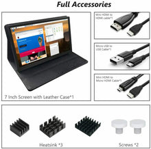 Carica l'immagine nel visualizzatore di Gallery, Display portatile con monitor capacitivo da 7 pollici IPS Touch Screen per...