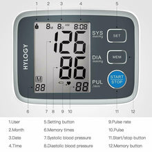 Carica l'immagine nel visualizzatore di Gallery, Misuratore di Pressione Digitale da Braccio, Professionale con Schermo LCD