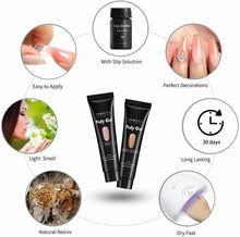 Carica l'immagine nel visualizzatore di Gallery, TOMICCA Poly Extension Gel Nail Kit 6 Colori Glitter Uv...
