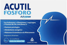 Carica l'immagine nel visualizzatore di Gallery, Acutil Fosforo Advance - 50 compresse da 250 mg, Totale: 12.50 g