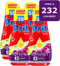 Carica l'immagine nel visualizzatore di Gallery, 4 x Detersivo per lavastoviglie per sporco difficile Multi azione, 232 lavaggi