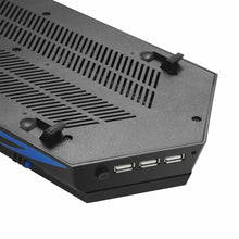 Carica l'immagine nel visualizzatore di Gallery, Supporto verticale per PS4 Slim/PS4 Con Ventilatore e base di ricarica
