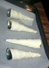 Carica l'immagine nel visualizzatore di Gallery, Coni per croissant da forno Set 10 pezzi Acciaio inossidabile (140 mm x...