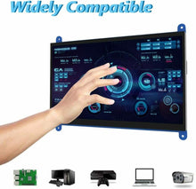 Carica l'immagine nel visualizzatore di Gallery, Per Raspberry Pi, monitor capacitivo IPS da 7 pollici, 1024 × 600 HDMI Touch...