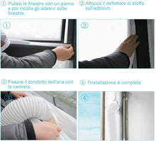 Carica l'immagine nel visualizzatore di Gallery, Guarnizione per condizionatore portatile per finestre, Universale a strappo, Zip