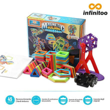 Carica l'immagine nel visualizzatore di Gallery, infinitoo Blocchi Costruzioni Magnetiche 109 Pezzi Puzzle 109Pezzi
