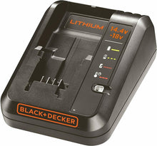 Carica l'immagine nel visualizzatore di Gallery, BLACK+DECKER BDC1A-QW Caricabatterie per batterie al Litio 18V-14,4V -...