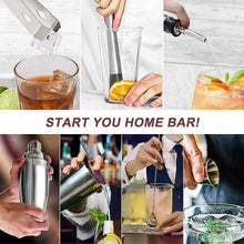 Carica l'immagine nel visualizzatore di Gallery, AYAOQIANG Set Cocktail 12 Pezzi, Kit da Barman in Acciaio Inox, Cocktail...