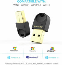 Carica l'immagine nel visualizzatore di Gallery, Adattatore Bluetooth 4.0 USB, Chiavetta ricevitore adattatore per PC e laptop