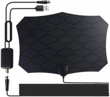 Carica l'immagine nel visualizzatore di Gallery, Antenna per TV da interno HDTV Supporto 4K HD VHF UHF FM DTT Guadagno segnale