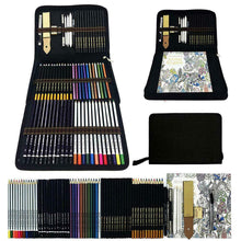 Carica l'immagine nel visualizzatore di Gallery, Professionale Matite Colorate Kit per Schizzo e Disegno Artistico,70 Colori...