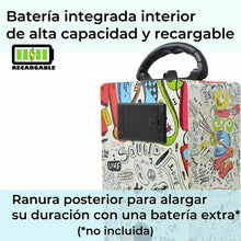 Carica l'immagine nel visualizzatore di Gallery, DYNASONIC - Cassa Bluetooth portatile con Karaoke modalità 2 TWS, 2 microfoni
