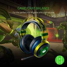 Carica l'immagine nel visualizzatore di Gallery, Razer Nari Ultimate Overwatch Lucio Ed. - Cuffie Gaming con HyperSense Tech