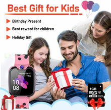 Carica l'immagine nel visualizzatore di Gallery, Smartwatch Telefono per Bambini con Lettore Musicale 1GB SD Card...