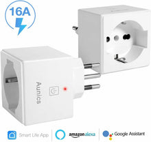 Carica l'immagine nel visualizzatore di Gallery, Presa smart WiFi compatibile con controlli da remoto, Spina da 16 A bianca