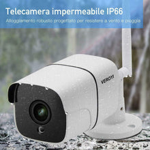 Carica l'immagine nel visualizzatore di Gallery, Videocamera di sicurezza esterna Veroyi, telecamera sorveglianza WiFi...