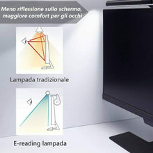Carica l'immagine nel visualizzatore di Gallery, Lampada da scrivania per lettura e monitor, Ufficio e tavolo, 6 livelli, USB