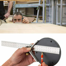 Carica l'immagine nel visualizzatore di Gallery, Set di squadre combinate 300 mm, Righello in acciaio inox, Angolo Strumenti