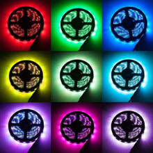 Carica l'immagine nel visualizzatore di Gallery, Striscia a LED RGB da 2 m, Luci stroboscopiche impermeabili a batteria LED,...
