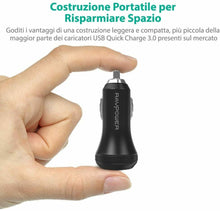 Carica l'immagine nel visualizzatore di Gallery, Caricabatterie per Auto con 2 Porte USB in Alluminio da 40W Tecnologia iSmart