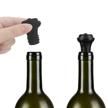 Carica l'immagine nel visualizzatore di Gallery, Senhai Pompa per Vino con 15 Tappi Bottiglie di Vino, Salvaschermo...