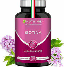 Carica l'immagine nel visualizzatore di Gallery, Biotina Nutrimea Trattamento 4 Mesi | 120 capsule | Zinco Selenio Vitamina It