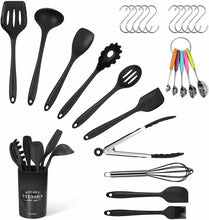 Carica l'immagine nel visualizzatore di Gallery, COLFULINE Set di Utensili da Cucina in Silicone, Cucina...
