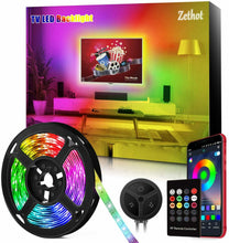 Carica l'immagine nel visualizzatore di Gallery, Striscia LED con controllo Bluetooth per illuminazione retro TV fino a 65" 3.5 m