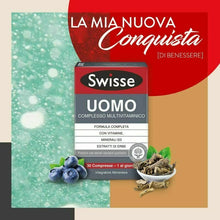 Carica l'immagine nel visualizzatore di Gallery, Swisse Uomo Multivitaminico, Integratore Alimentare Multi-nutriente per...