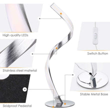 Carica l'immagine nel visualizzatore di Gallery, Albrillo lampada da tavolo a spirale, moderna letto a LED, Spirale