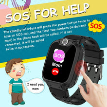 Carica l'immagine nel visualizzatore di Gallery, YENISEY Smartwatch per Bambini con Lettore Musicale - Gioco Puzzle viola