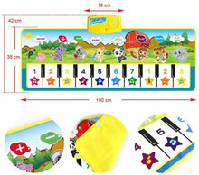 Carica l'immagine nel visualizzatore di Gallery, tappeto musicale per bambini, Tastiera per pavimento per gioco e divertimento