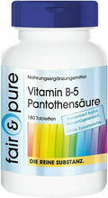 Carica l'immagine nel visualizzatore di Gallery, Vitamina B5 200mg - Acido Pantotenico - Vegan - 180 Compresse